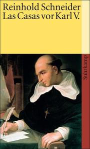 Cover of: Casas Vor Karl V. Szenen Aus Der Konquistadorenzeit by Reinhold Schneider
