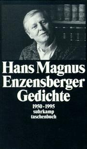 Cover of: Gedichte 1950 - 1995.