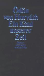 Cover of: Ein Kind unserer Zeit.