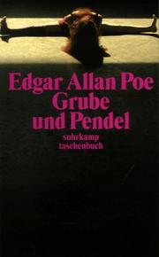 Cover of: Grube und Pendel. Schaurige Erzählungen.