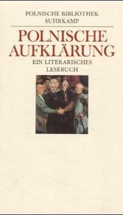 Cover of: Polnische Aufklärung. Ein literarisches Lesebuch.