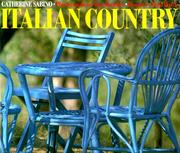 Cover of: Italian country by Catherine Sabino