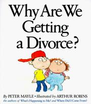 Cover of: Why are we getting a divorce?