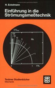 Einführung in die Strömungsmeßtechnik by Helmut Eckelmann