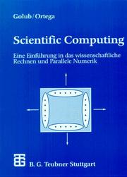 Cover of: Scientific Computing.