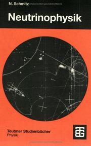 Cover of: Neutrinophysik.