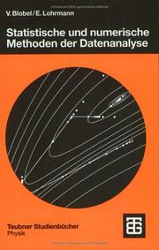 Cover of: Statistische und numerische Methoden der Datenanalyse.