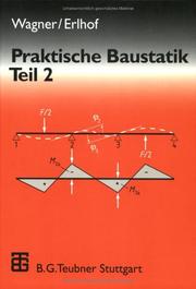 Cover of: Praktische Baustatik, in 3 Tln., Tl.2