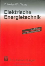 Cover of: Elektrische Energietechnik.