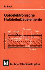 Cover of: Teubner Studienskripten, Bd.96, Optoelektronische Halbleiterbauelemente