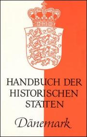Cover of: Handbuch der historischen Stätten. Dänemark. by Olaf Klose
