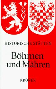 Handbuch der historischen Stätten by Joachim Bahlcke, Winfried Eberhard, Miloslav Polivka