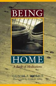 Cover of: Being home: a book of meditations