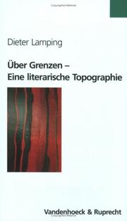 Cover of: Über Grenzen - Eine literarische Topographie. by Dieter Lamping
