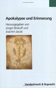 Cover of: Apokalypse und Erinnerung