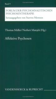 Cover of: Affektive Psychosen