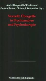 Cover of: Psychoanalytische Blätter, Bd.18, Sexuelle Übergriffe in Psychoanalyse und Psychotherapie
