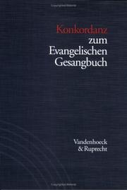 Cover of: Konkordanz zum Evangelischen Gesangbuch.