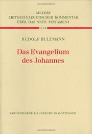 Cover of: Kritisch-exegetischer Kommentar über das Neue Testament, Bd.2, Das Evangelium des Johannes