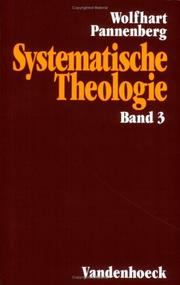 Cover of: Systematische Theologie, 3 Bde. Kt, Bd.3 by 
