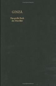 Cover of: Ginza. Der Schatz oder Das grosse Buch der Mandäer.
