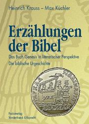 Cover of: Erzählungen der Bibel. Das Buch Genesis in literarischer Perspektive.