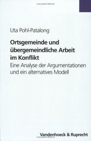 Cover of: Ortsgemeinde und übergemeindliche Arbeit im Konflikt