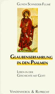 Cover of: Glaubenserfahrung in den Psalmen.