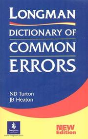 Longman Dictionary of Common Errors. (Lernmaterialien)