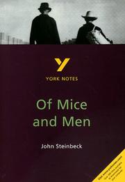 Cover of: Of Mice and Men. Interpretationshilfe. by Martin Stephen, John Steinbeck, Martin Stephen