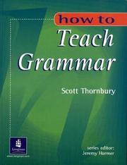 Cover of: How to Teach Grammar