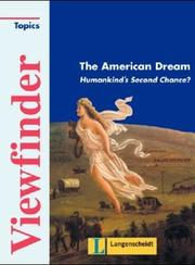 Cover of: Viewfinder Topics, The American Dream by Peter Freese