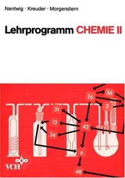 Cover of: Lehrprogramm Chemie II by J. Nentwig, J. Nentwig