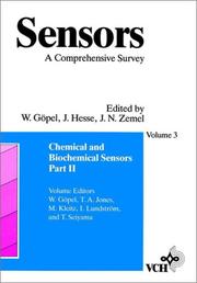 Sensors by W. Göpel, J. Hesse, J. N. Zemel, T. A. Jones, Michel Kleitz