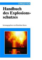 Cover of: Handbuch Des Explosionsschutzes