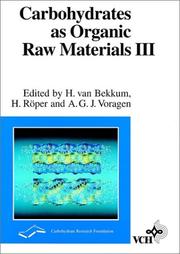 Cover of: Carbohydrates as Organic Raw Materials III by 