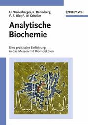 Cover of: Analytische Biochemie: Eine Praktische Einfhrung in Das Messen Mit Biomoleklen