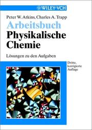 Cover of: Arbeitsbuch Physikalische Chemie by P. W. Atkins