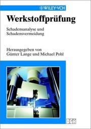Cover of: Werkstoffprufung: Schadensanalyse Und Schadensvermeidung