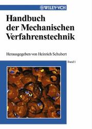 Cover of: Handbuch Der Mechanischen Verfahrenstechnik