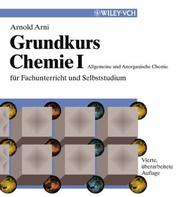 Cover of Grundkurs Chemie I by Arnold Arni