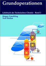 Front cover of Grundoperationen by J Gmehling