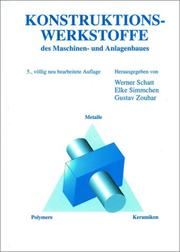 Cover of: Konstruktionswerkstoffe Des Maschinen- Und Anlagenbaues