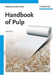 Cover of: Handbook of Pulp by Herbert Sixta
