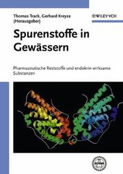 Cover of: Spurenstoffe in Gewassern