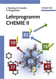 Cover of: Lehrprogramm Chemie II
