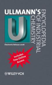 Cover of: Ullmann's Encyclopedia of Industrial Chemistry by Wiley-VCH
