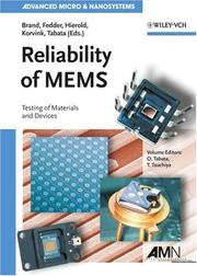 Cover of: Reliability of MEMS (Advanced Micro and Nanosystems)