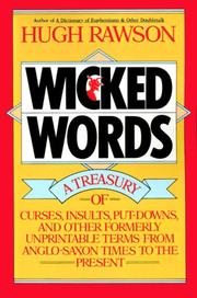 Cover of: Wicked Words by Hugh Rawson, Hugh Rawson