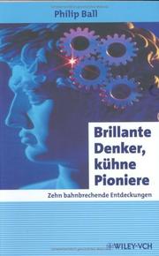 Cover of: Brillante Denker, Kuhne Pioniere
